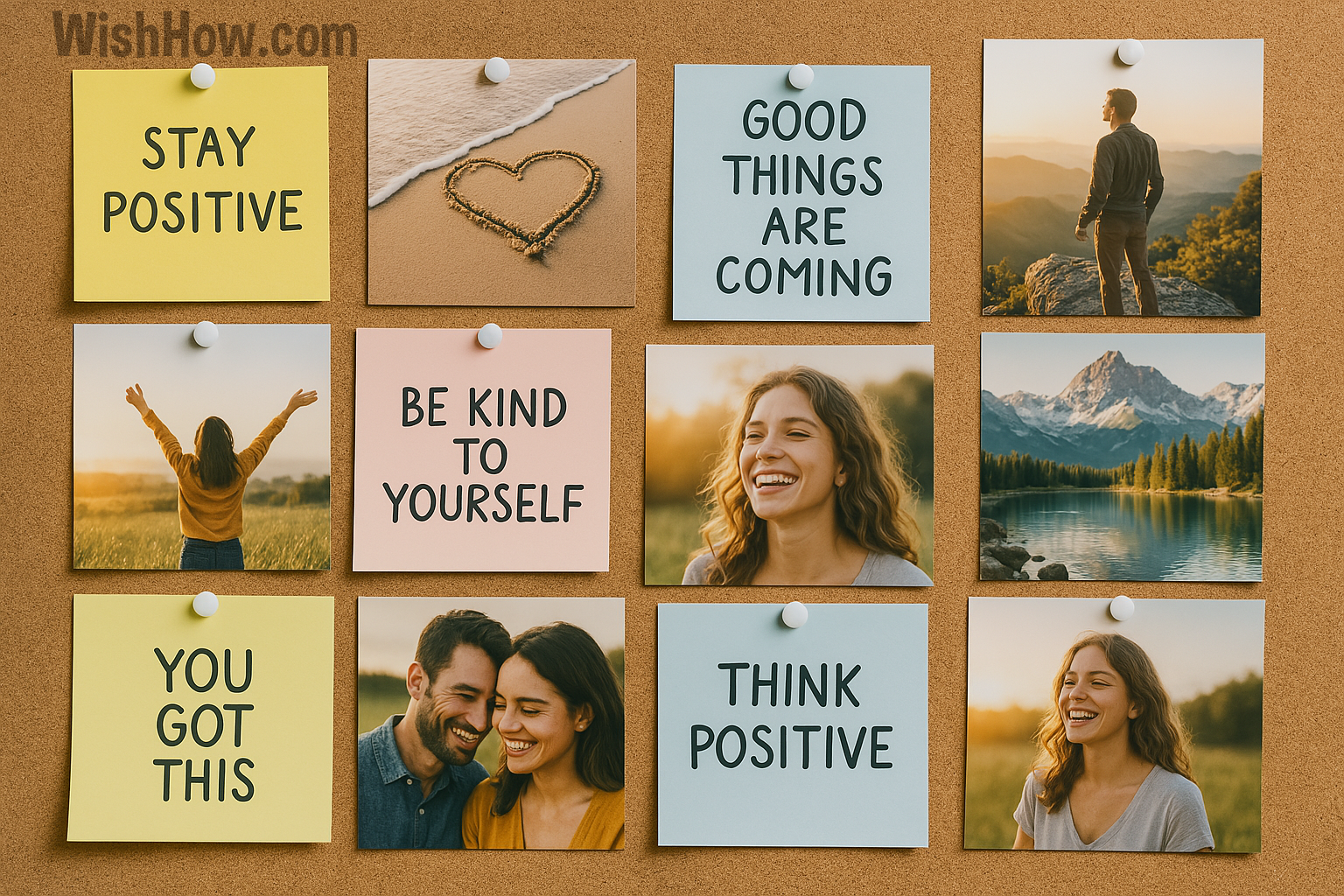 Stay Consistent with Positive Thinking - Vision Board